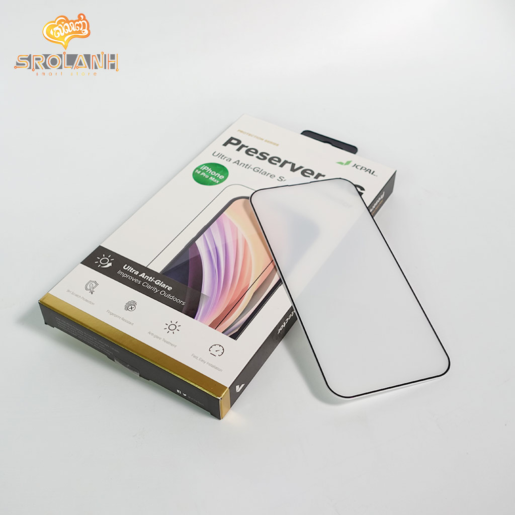 JCPal Preserver Ultra AntiGlare Glass for iPhone 14 Pro Max 6.7 SROLANH